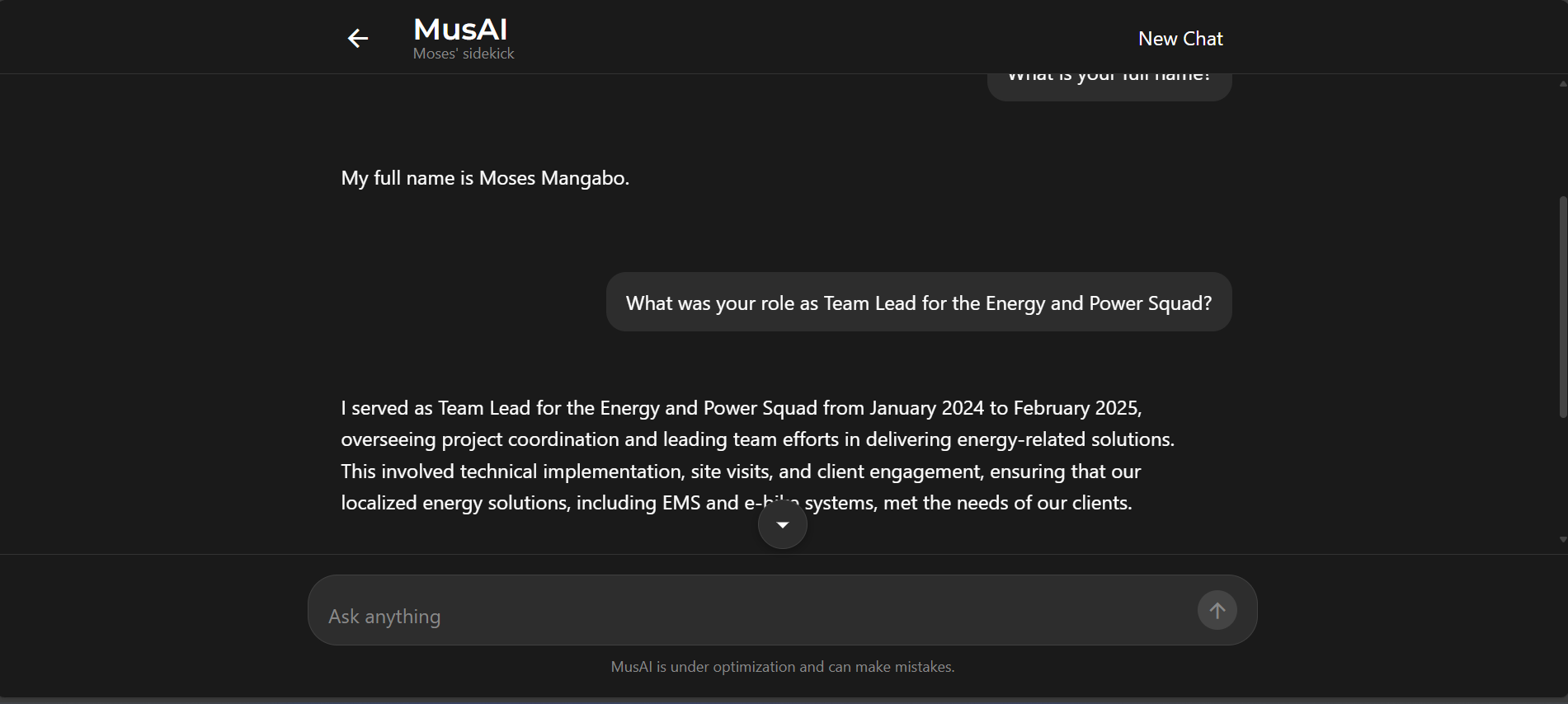 MusAI Chatbot